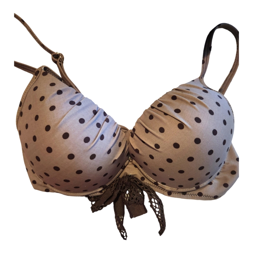 Ruched bikini top - M
